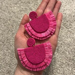 Pink earrings